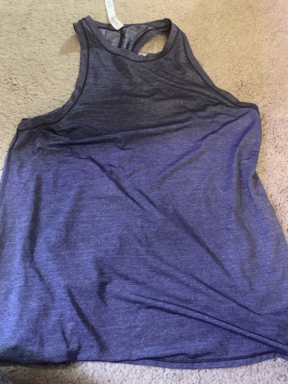 Women's Lululemon Blue Racerback Tank Top
